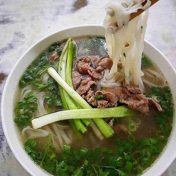 Đặc sản ẩm thực phở bò Nam Định.